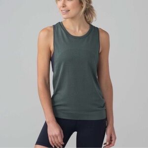 Women's Sleeveless Mesh Top - Green
